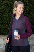 Weird Fish Maple Eco 1/4 Zip Active Macaroni Raspberry Size 14