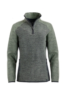 Weird Fish Maple Eco 1/4 Zip Active Macaroni Soft Green Size 18