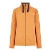 Weird Fish Marley Full Zip Print Trim Sweatshirt Saffron Size 22
