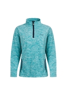 Weird Fish Nancy Recycled 1/4 Zip Fleece Ivy Size 16