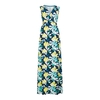 Weird Fish Natalia Printed Maxi Dress Dark Navy Size 8
