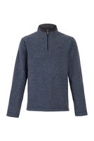 Weird Fish Newark 1/4 Zip Grid Fleece Tall Navy Size LT