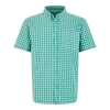 Weird Fish Newton Button Down Gingham Check Shirt Menthol Size M