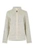 Weird Fish Oreille Recycled Full Zip Textured Fleece Lemon Size 12