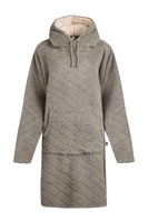 Weird Fish Ottie Fleece Oversized Jumper Frost Grey Size S/M