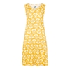 Weird Fish Paisley Sleeveless Patterned Jersey Dress Sunshine Yellow Size 8