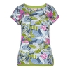 Weird Fish Paw Paw Printed Jersey T-Shirt Petrol Blue Size 20
