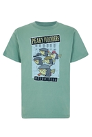 Weird Fish Peaky Organic Cotton Artist T-Shirt Ivy Size 2XL