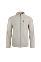 Weird Fish Rossten Eco Full Zip Grid Fleece Ecru Size M