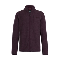 Weird Fish Rossten Full Zip Grid Fleece Plum Size L