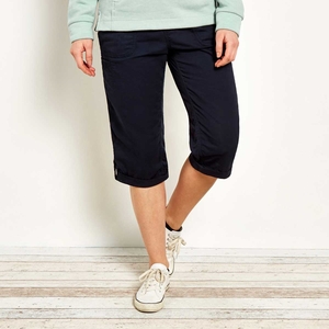 Weird Fish Savannah Cotton 3/4 Length Utility Trouser Navy Size 8