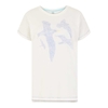 Weird Fish Seagull Graphic T-Shirt Light Cream Size 14