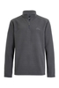 Weird Fish Silvermine 1/4 Zip Hexagon Fleece Cement Size M