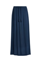 Weird Fish Stasi Lenzing EcoVero™ Maxi Skirt Navy Size 16