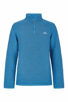 Weird Fish Stern 1/4 Zip Eco Macaroni Sweatshirt Copen Blue Size 2XL
