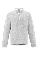 Weird Fish Stern 1/4 Zip Eco Macaroni Sweatshirt Ecru Size 4XL