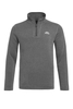 Weird Fish Stowe Recycled 1/4 Zip Soft Knit Frost Grey Size L
