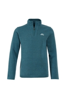 Weird Fish Stowe Recycled 1/4 Zip Soft Knit Teal Blue Size 3XL
