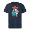 Weird Fish The World Carp Artist T-Shirt Navy Size 4XL