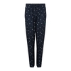 Weird Fish Tina Printed Brushed Viscose Trouser Dark Navy Size 8