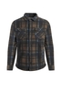 Weird Fish Tyburn Check Fleece Shacket Bronze Size M
