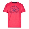 Weird Fish WF Surplus Graphic Print T-Shirt Barberry Red Marl Size L