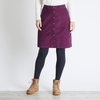 Weird Fish Winny Cord Skirt Purple Potion Size 10