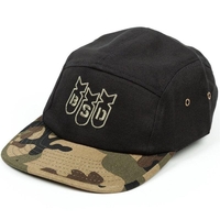 BSD Bomber 5 Panel Cap - Black Black