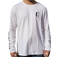 Ciao Mirror Longsleeve Tee - White