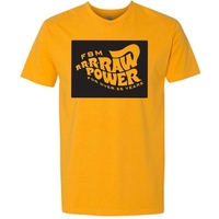 FBM Raw Power Tee - Gold