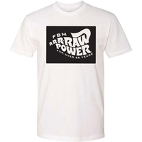 FBM Raw Power Tee - White