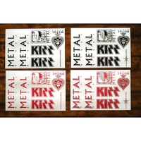 Metal 2019 Kizz Frame Sticker Sheet
