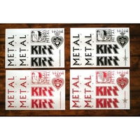 Metal 2019 Kizz Frame Sticker Sheet