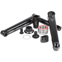 Odyssey Thunderbolt Cranks with BB - RHD Black / RHD/175mm