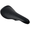 S&M Shield Railed Seat Leather Black