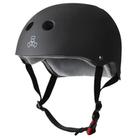 Triple8 Helmet - Sweatsaver Cert - Rubber Black X Small/Small