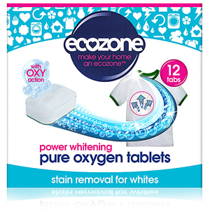 Ecozone Pure Oxygen Whitener Stain Removal Tabs for Whites