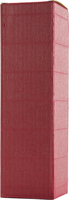 Burgundy Fluted Gift Carton - 1 Bottle Single Bottle Gift Box
