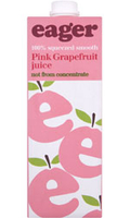 Eager Drinks - Pink Grapefruit Juice 1 Litre Carton