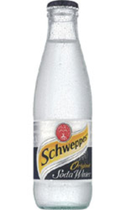 Schweppes - Soda Water 24x 200ml Bottles
