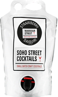 Soho Street Cocktails - Strawberry Daiquiri 1.5 Litre Pouch