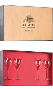 Taittinger - Comtes de Champagne Wooden Gift Box 75cl Bottle