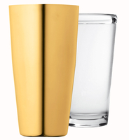 Urban Bar - 17oz Gold Plated Boston Shaker Set Accessories