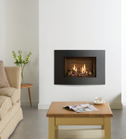 Gazco Riva2 500 Verve XS Conventional Flue Gas Fire with Ledgestone Lining Effect