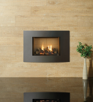 Gazco Riva2 500 Verve XS Conventional Flue Gas Fire with Vermiculite Lining Effect