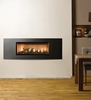 Gazco Studio 2 Verve Frame with Log Set and Vermiculite Lining Effect Balanced Flue Gas Fire