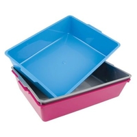 Large Litter Tray (Rectangular) Blue