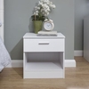 Melbourne Bedside Table - White