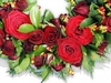 Luxury Wreath with Red Roses