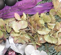 Purple and Beads Christmas Wreath